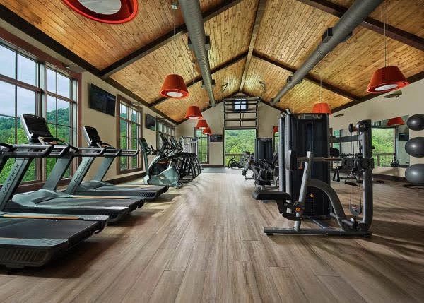 fitness center at springdale resort